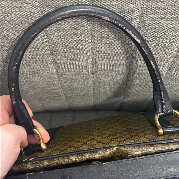 Celine Brown Macadam Handbag - Picture 8 of 13